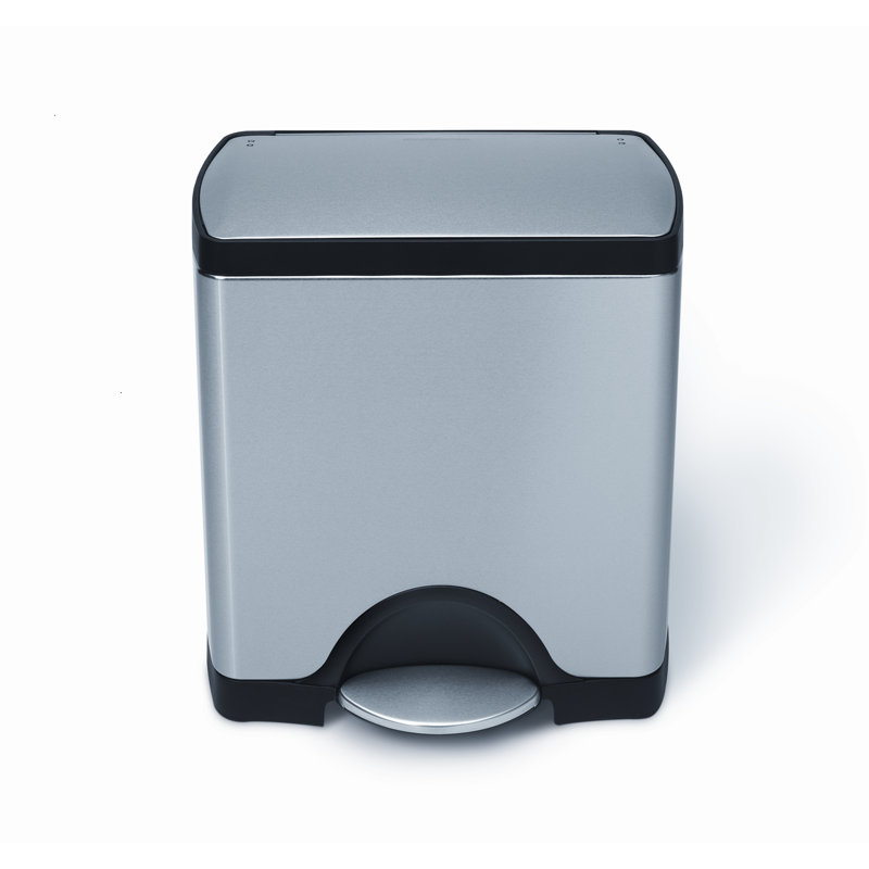 simplehuman 30 L Mülleimer aus Stahl & Bewertungen | Wayfair.de